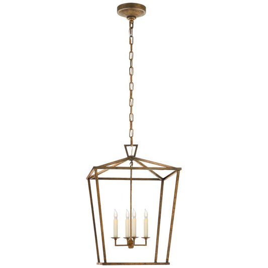 Visual Comfort Darlana Medium Lantern in Gold Gilded Iron by: Chapman & Myers 17Wx24H