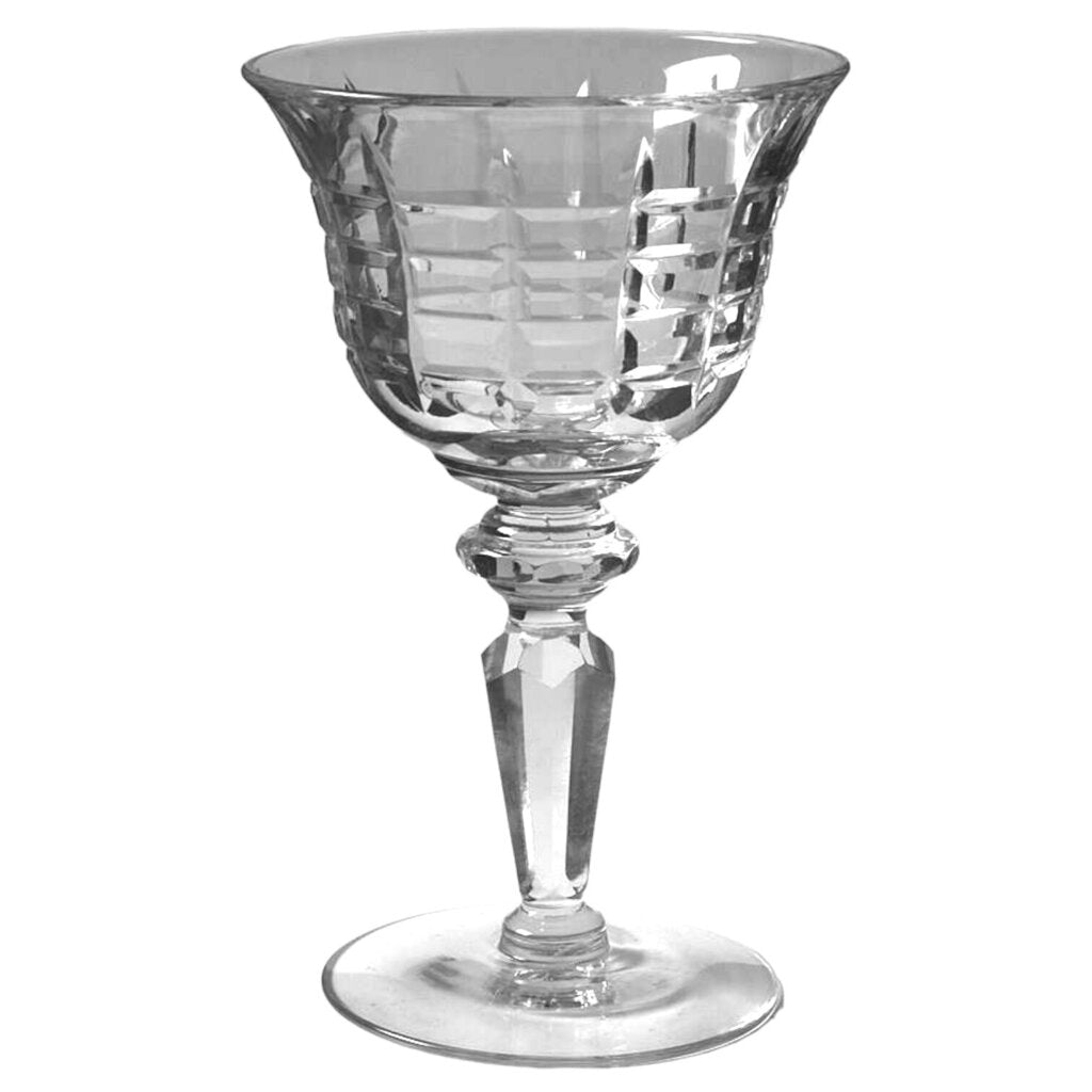 Rock Sharpe Crystal Wine / Champagne / Sherbet Glasses Set of 12 6" tall