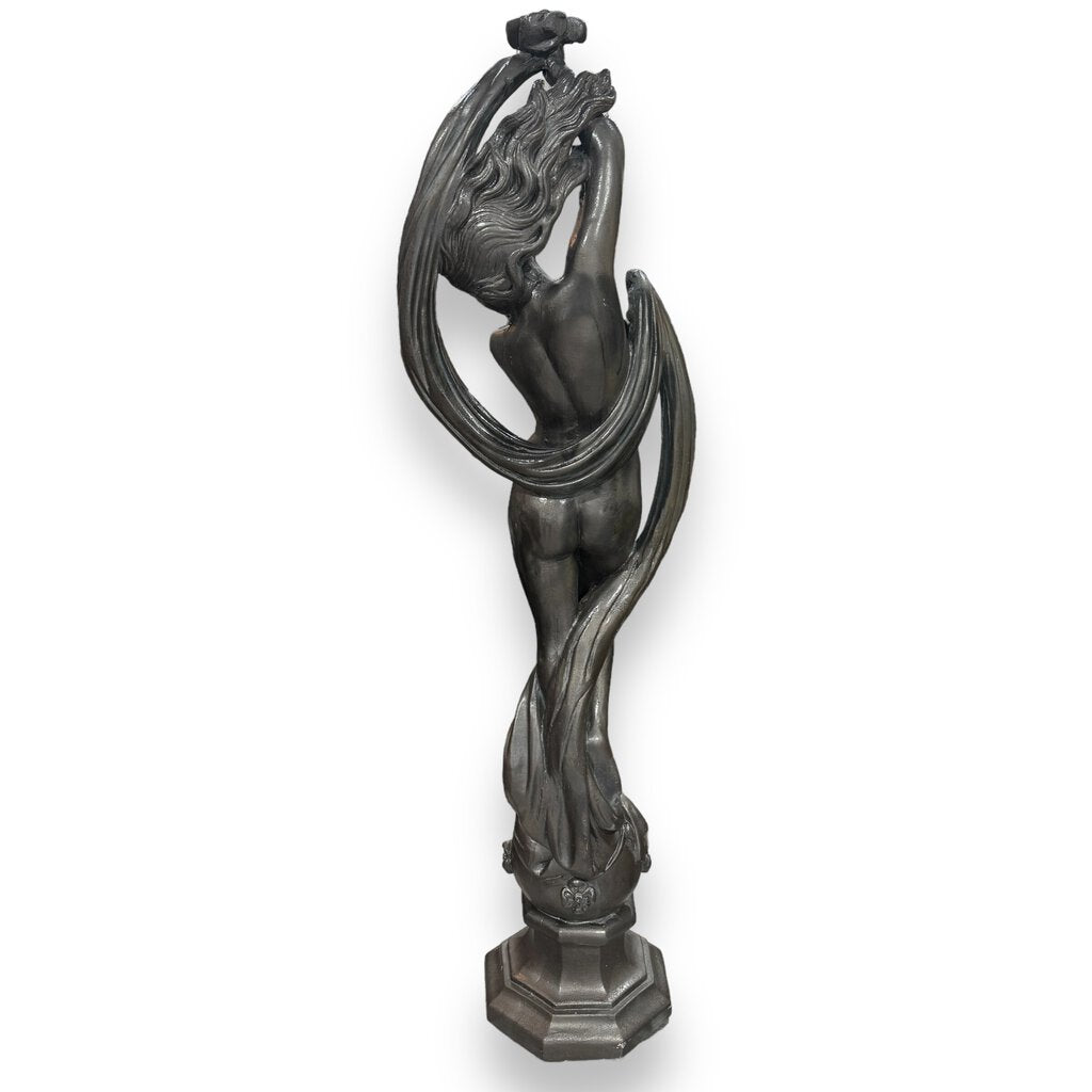 Vestal Dancer Concrete Statue Color Metal 5' 7" tall