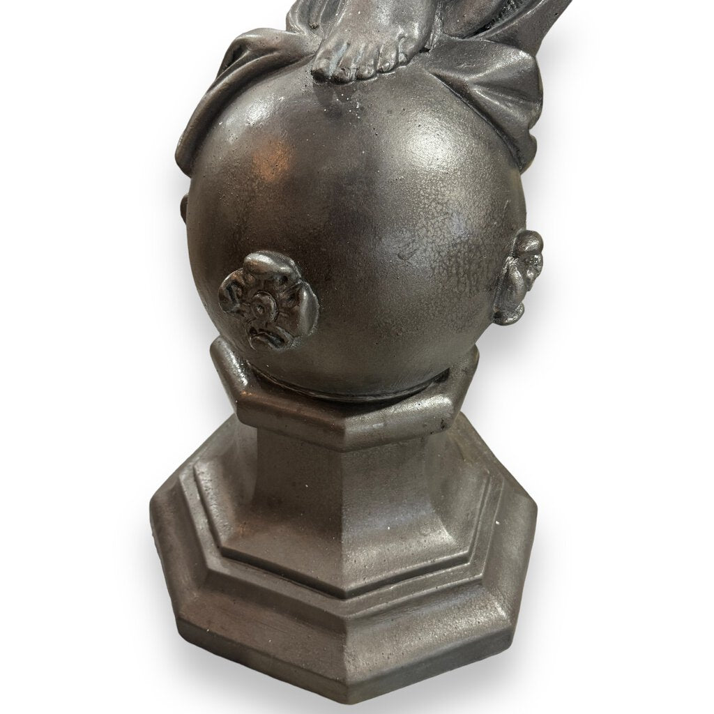Vestal Dancer Concrete Statue Color Metal 5' 7" tall