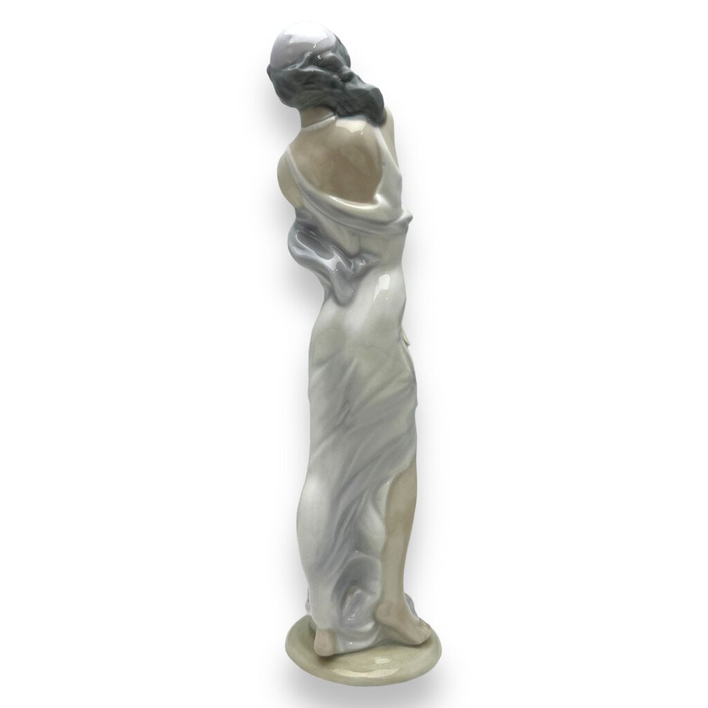 Vintage S.A. Casades Handpainted Porcelain Female Figurine 10.5" Tall Spain