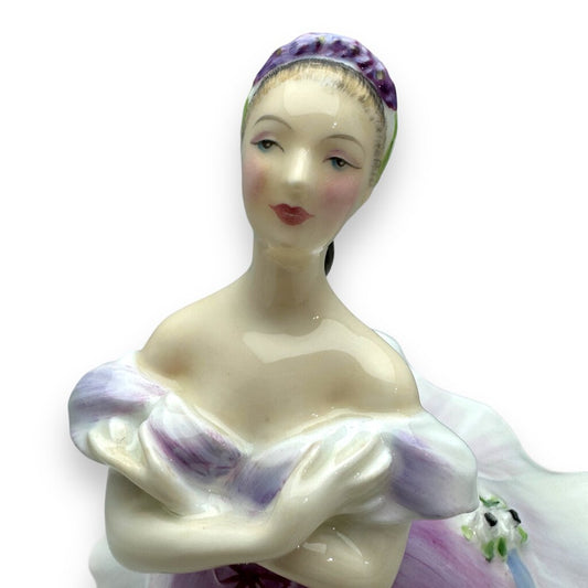 Vintage Royal Doulton "The Ballerina" Porcelain Lady Figurine