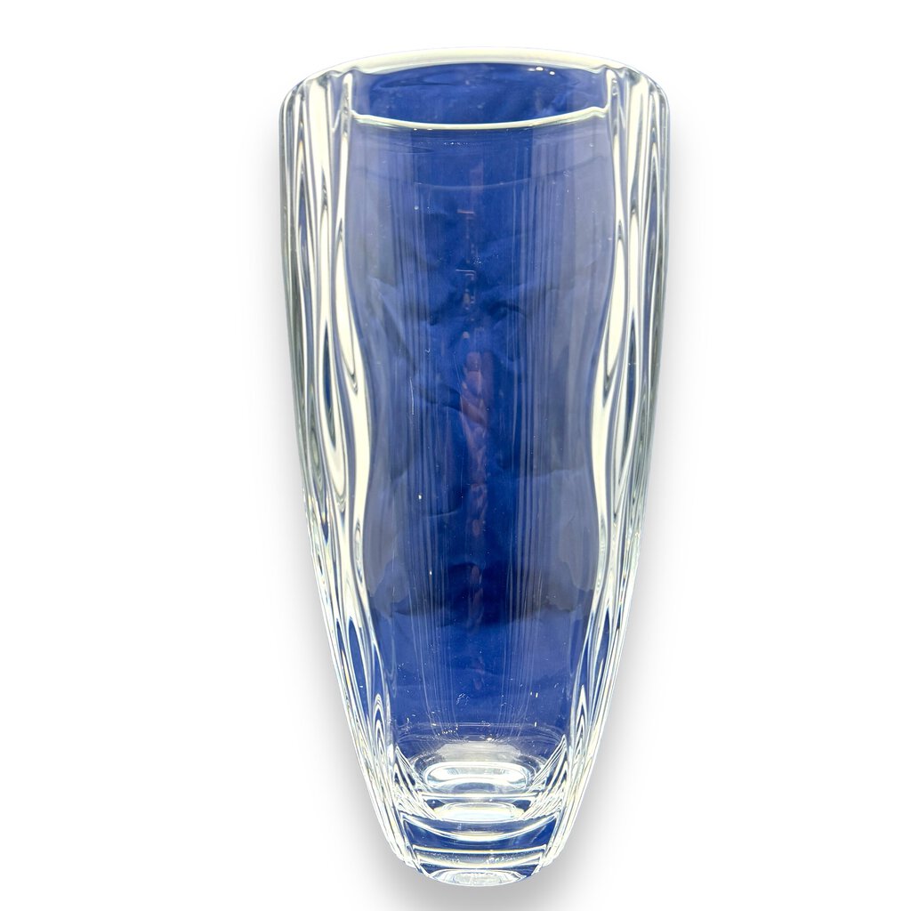 Mandalay Crystal Vase by: Mikasa Crystal 14" tall 12.5lbs!