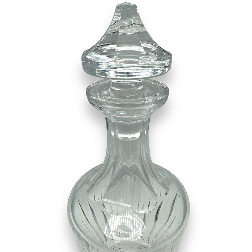 Waterford Cut Crystal Wine Decanter w/ Stopper Pattern: Eileen Made in Ireland
