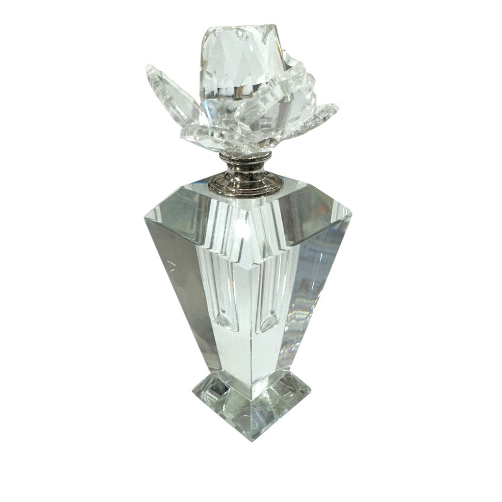 Shannon Godinger Crystal Rose Perfume Bottle