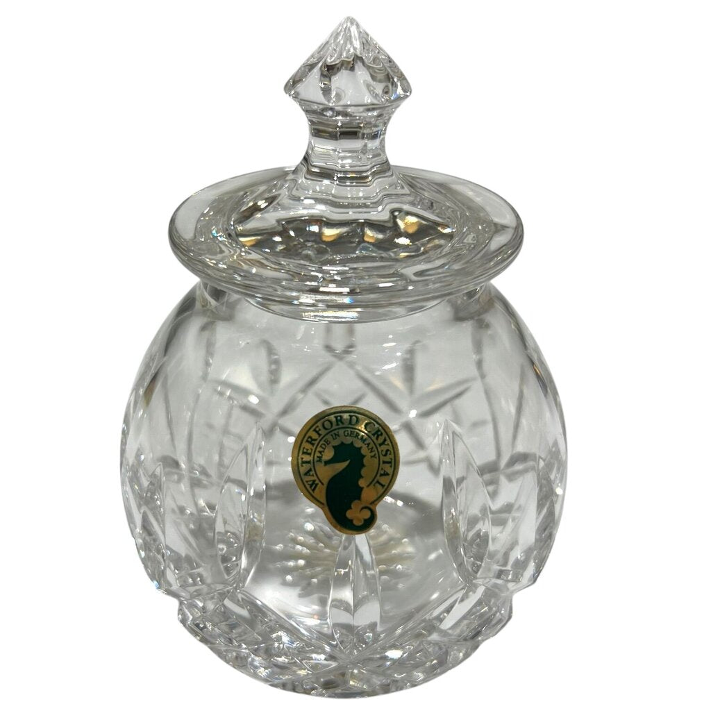 Waterford Lismore Honey Jar 5" Tall