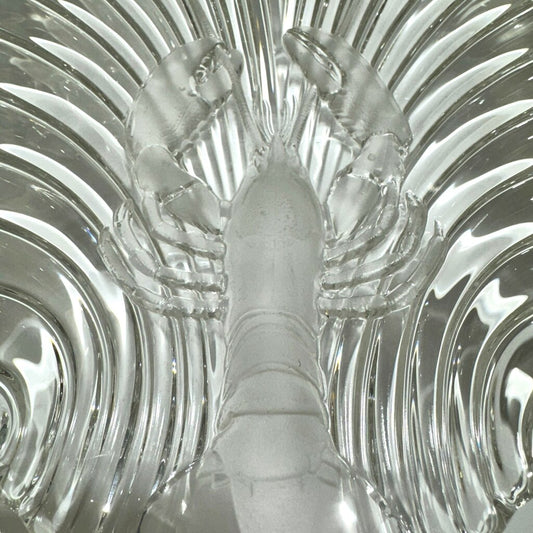Mikasa Sea Fare Large Crystal Lobster Platter