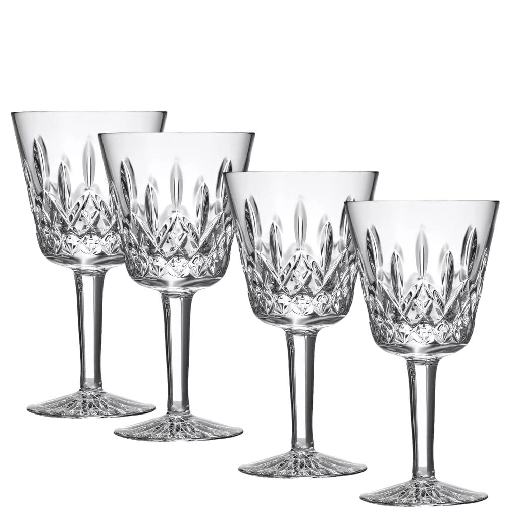4 Waterford Lismore Claret Wine Glasses 4.5oz