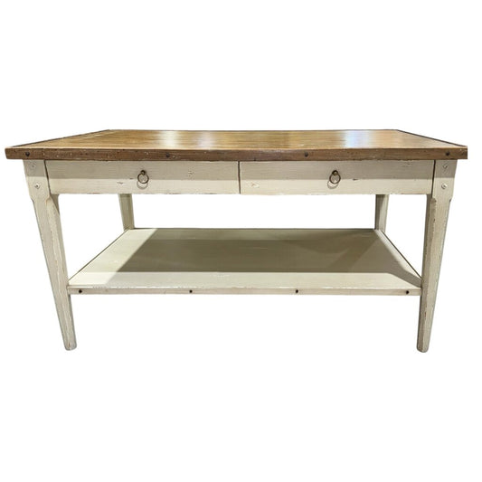 Century Coastal Distressed Coffee Table by Monarch Fine Furniture 42Lx26Wx22H