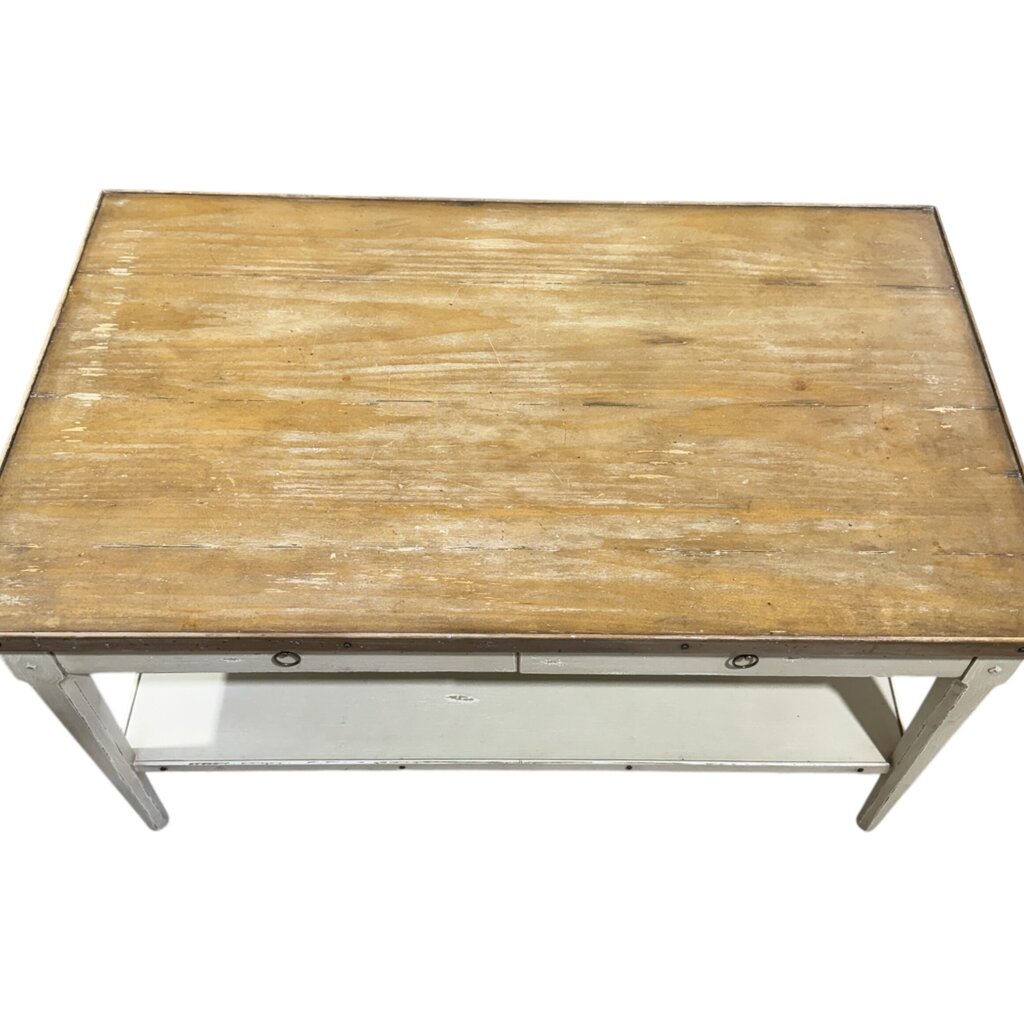 Century Coastal Distressed Coffee Table by Monarch Fine Furniture 42Lx26Wx22H
