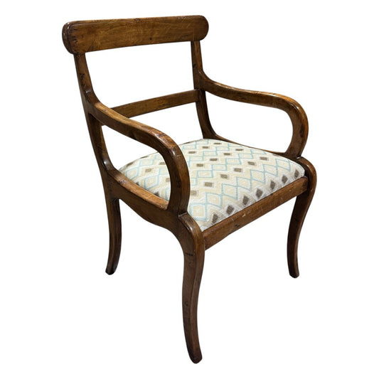 Set of 8 Solid Mahogany Dining Chairs w/ Upholstered Seats 2 Arm Chairs / 4 Side Chairs