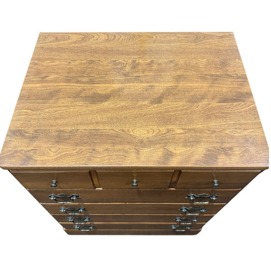 Vintage Ethan Allen Heirloom Maple Wood Chest of Drawers 24Lx19Wx30H