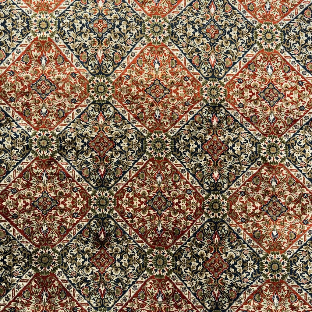 Vintage Sino Wool & Silk Hand-Knotted Oriential Rug 7’ 9” x l0' 10”