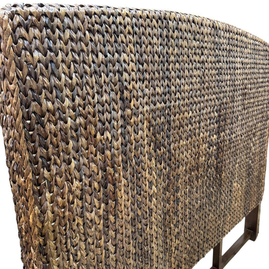 Queen Natural Banana-Leaf Headboard
