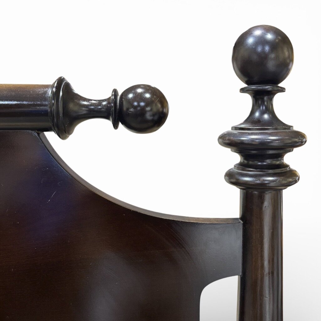 Bernhardt Clara Cannonball King Headboard in Espresso 84Lx64H