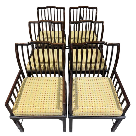 Vintage Henredon Hollywood Regency Dining Chairs (set of 6) 22Lx26Wx35H