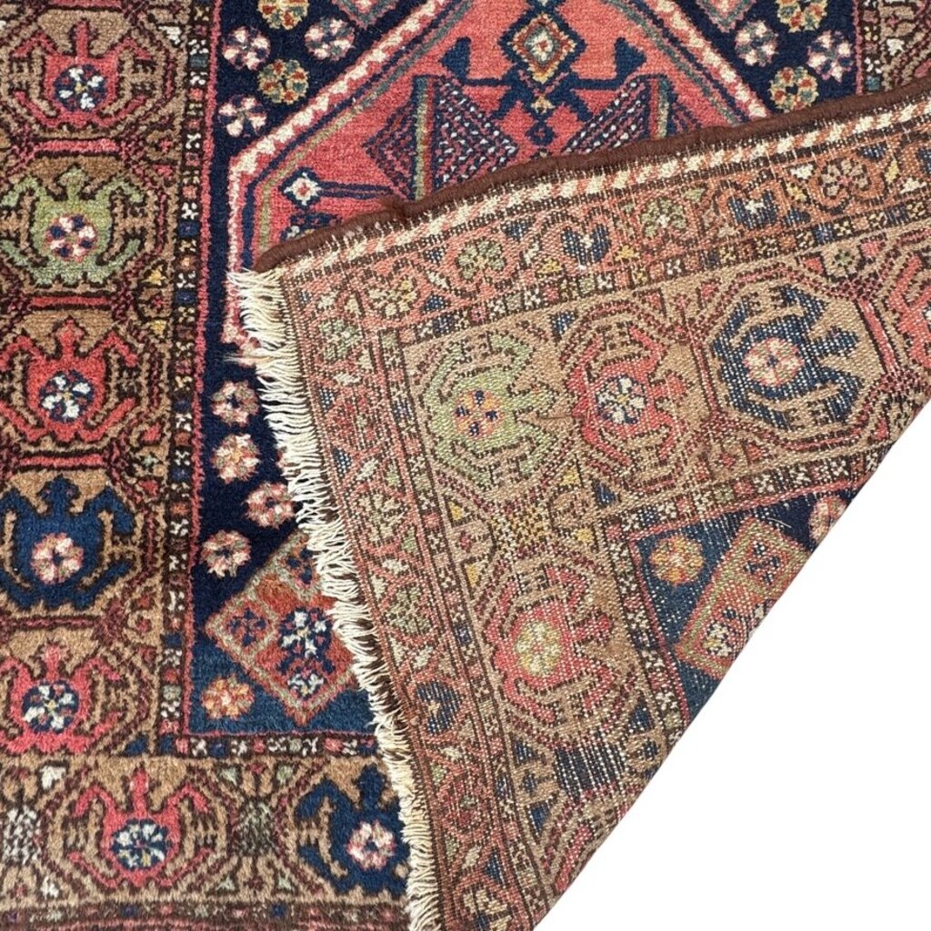 Vintage Handwoven Persian Runner Rug 72Lx38W