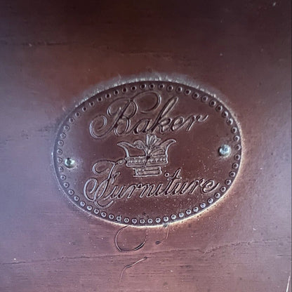 Baker Furniture West Indies Bamboo Style Wood Canopy King Sized Bed L86"W88"H93"