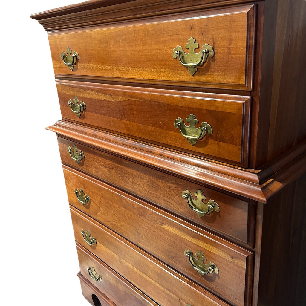 Sterling House Early American Furniture MCM Cherry Wood Chest of Drawers 36Lx18Wx50H Jamestown, NY