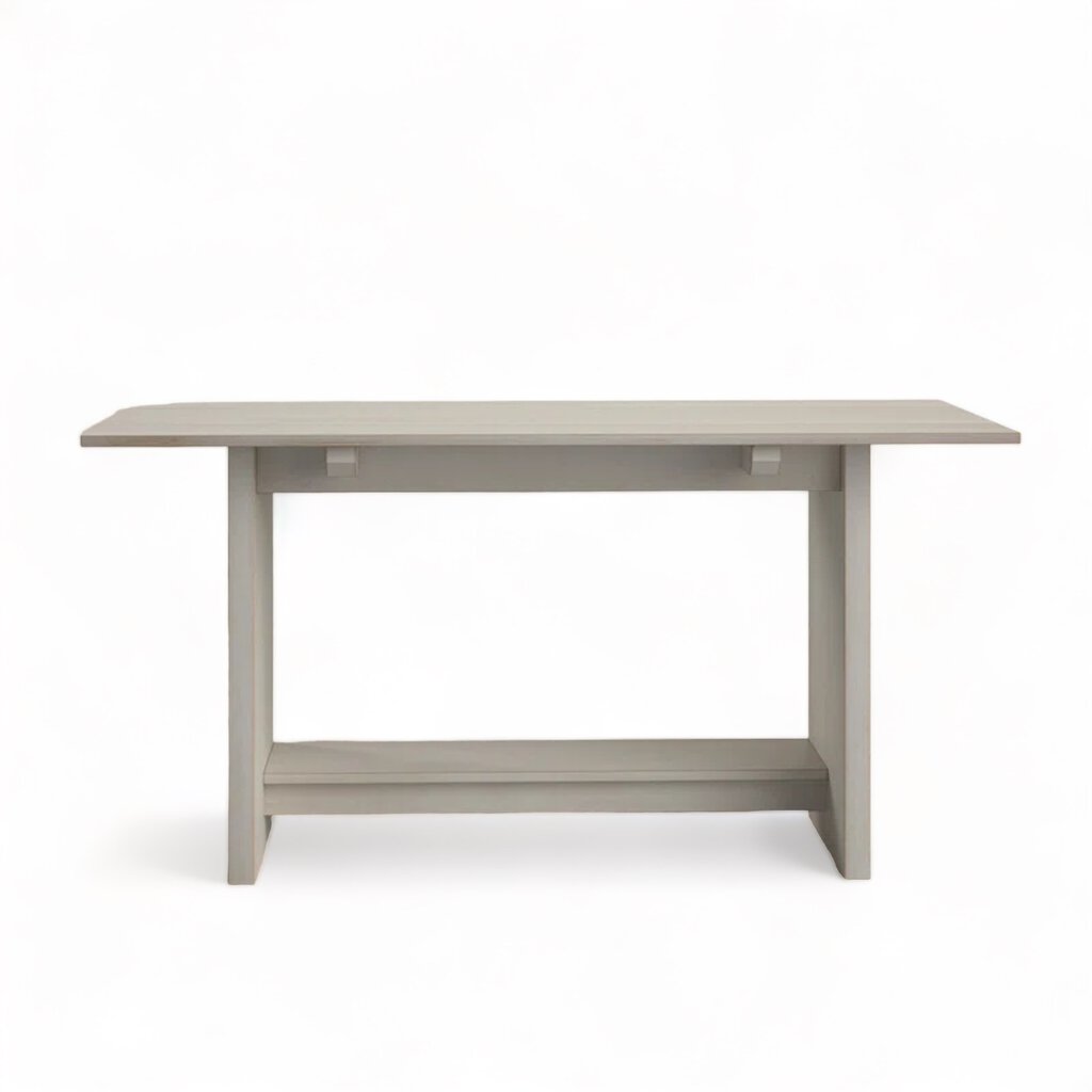 Concord Solid Wood Drop Leaf Whitewashed Console Table by: Birch Lane 60Lx18/30Wx30H