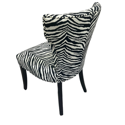 Pair of Zebra Print Chairs