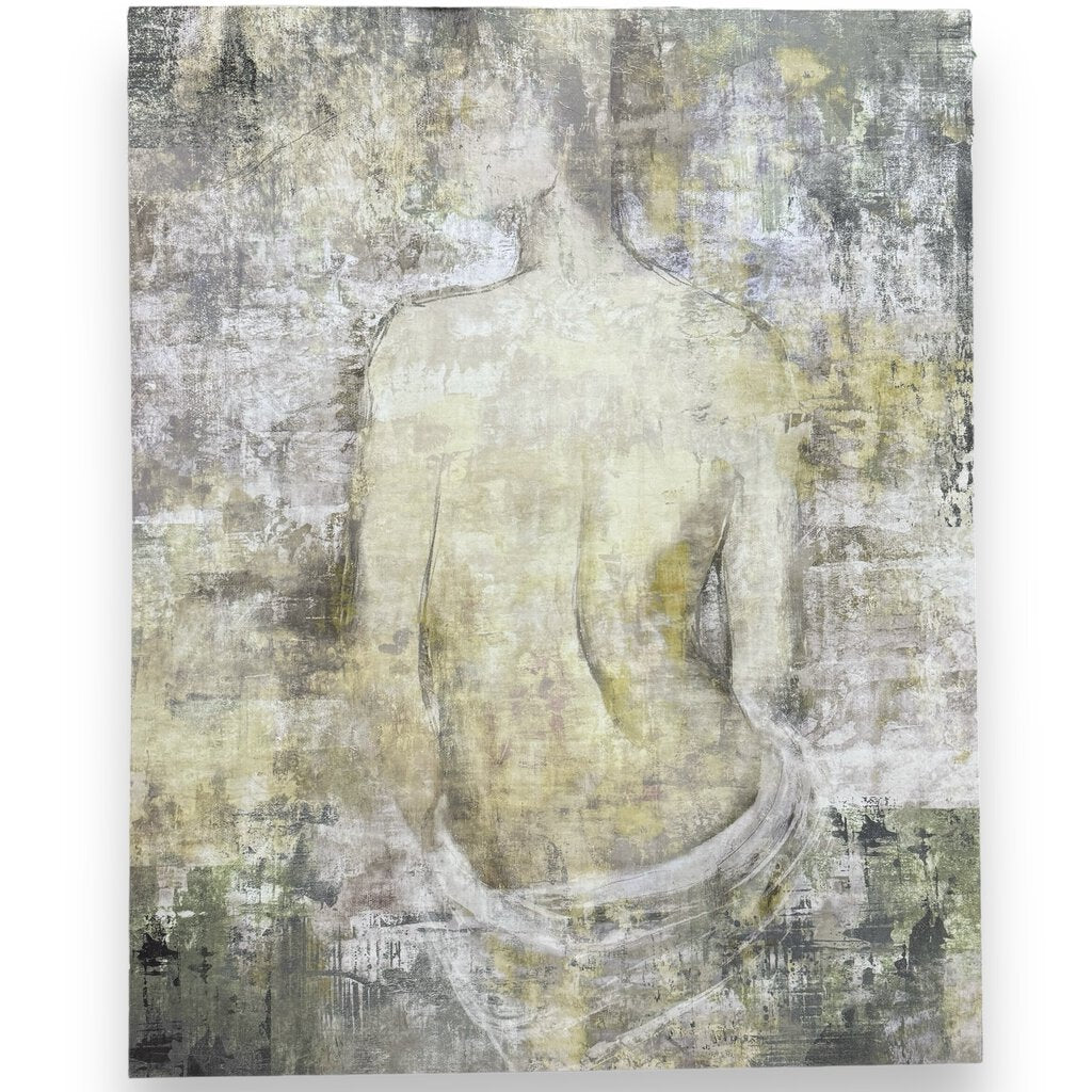 Large Nude Female Print on Canvas 40Wx50H