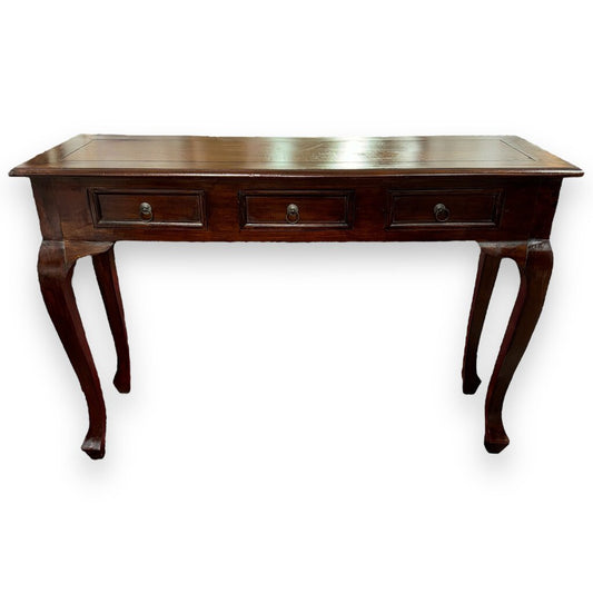 Solid Mahogany Wood Entry / Sofa Table 47Lx16Wx34H