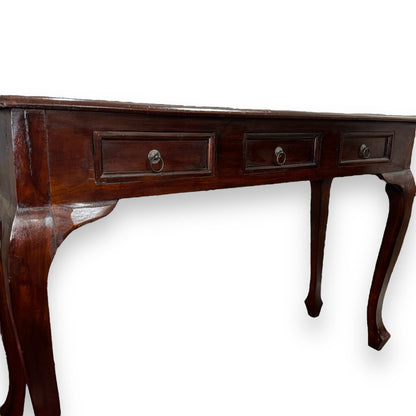 Solid Mahogany Wood Entry / Sofa Table 47Lx16Wx34H