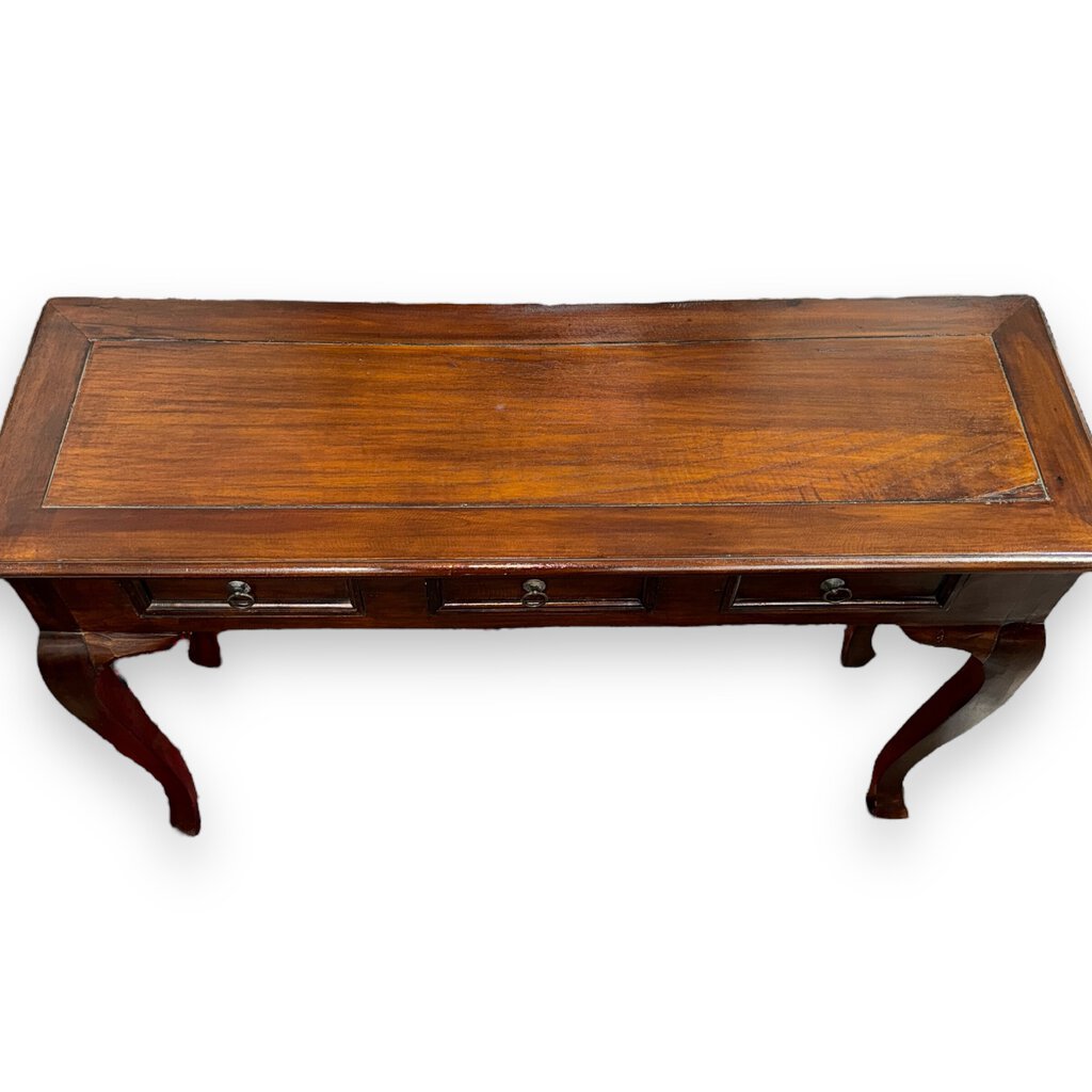 Solid Mahogany Wood Entry / Sofa Table 47Lx16Wx34H