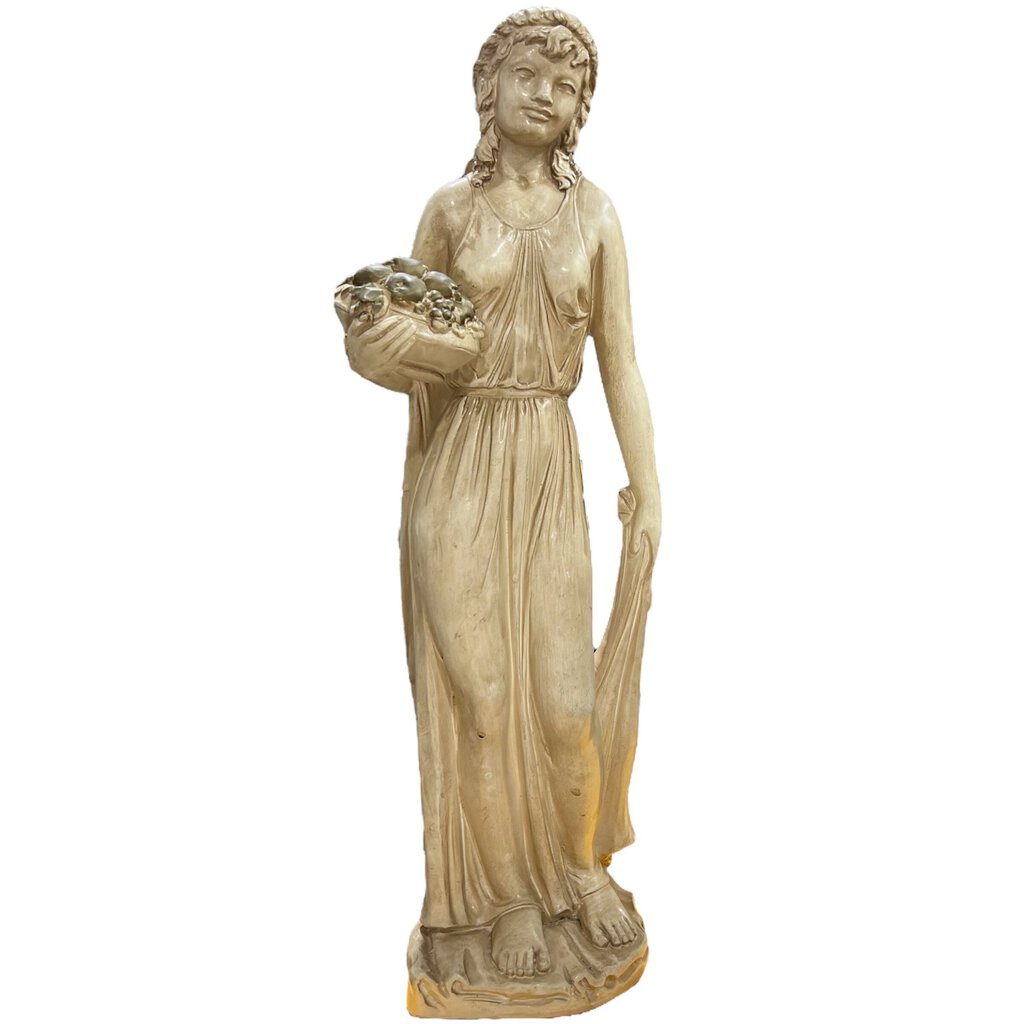 Vintage Hand-Made Statue of Roman Woman 5x 6x 23