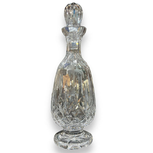 Vintage Waterford Lismore Crystal Footed Decanter