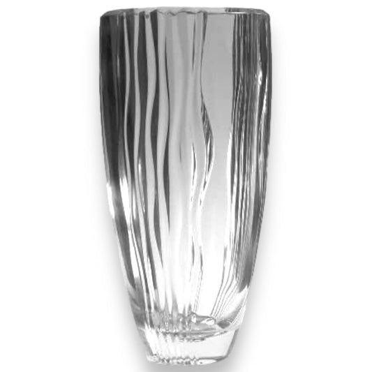 Mandalay Crystal Vase by: Mikasa Crystal 14" tall 12.5lbs!