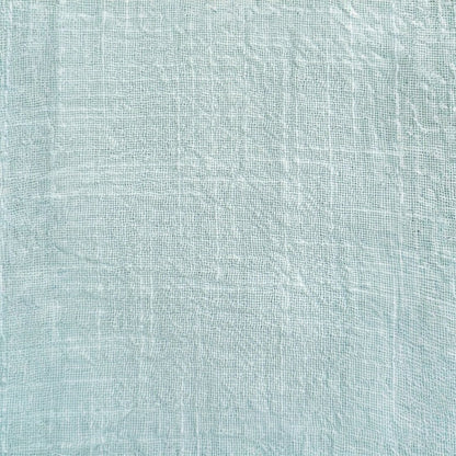 Bay Blue Cotton Gauze Fringe Napkins- Set of 4