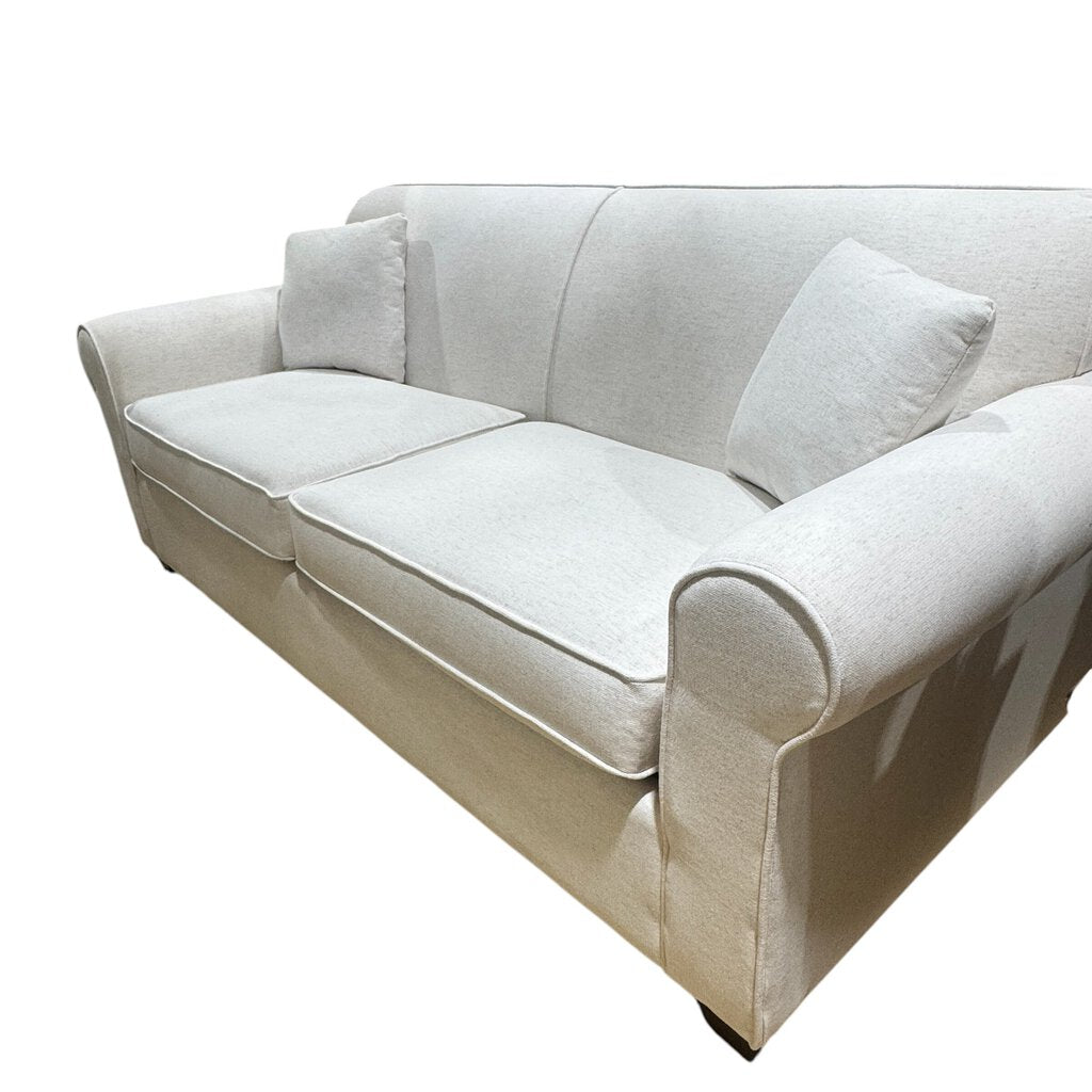 Ricky Tight-back 80" Sofa by Stanley Chair Co. Color: Nomad Snow Made in Tampa, FL 2 Pillows