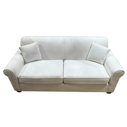 Ricky Tight-back 80" Sofa by Stanley Chair Co. Color: Nomad Snow Made in Tampa, FL 2 Pillows