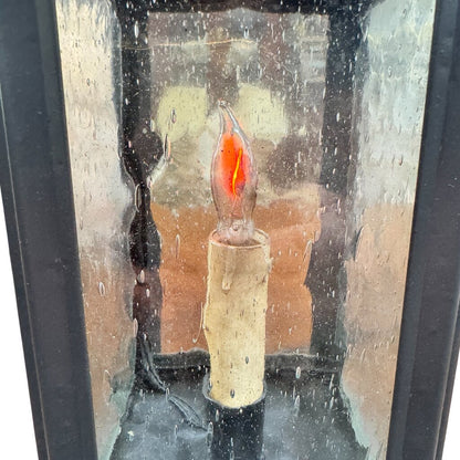 Lamp w/ Candle Lantern 28" tall