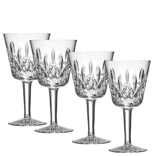 4 Waterford Lismore Claret Wine Glasses 4.5oz