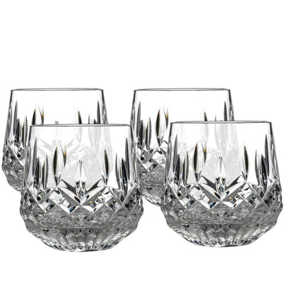 4 Waterford Lismore 9oz Roly Poly Rock Glasses