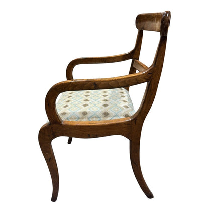 Set of 8 Solid Mahogany Dining Chairs w/ Upholstered Seats 2 Arm Chairs / 4 Side Chairs