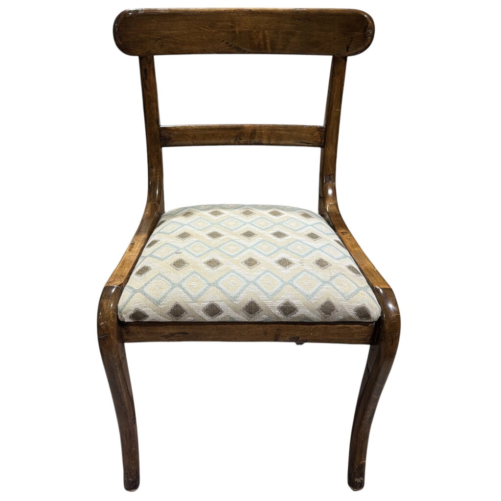 Set of 8 Solid Mahogany Dining Chairs w/ Upholstered Seats 2 Arm Chairs / 4 Side Chairs