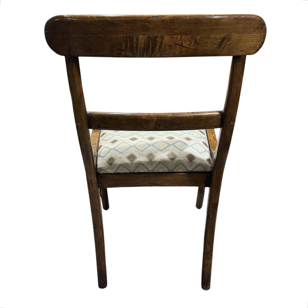 Set of 8 Solid Mahogany Dining Chairs w/ Upholstered Seats 2 Arm Chairs / 4 Side Chairs