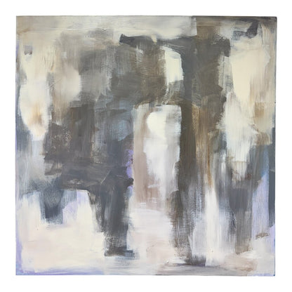 Abstract Oil Painting by CT Artist Nell Bernegger 48"x48"