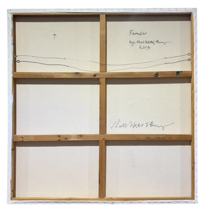 Abstract Oil Painting by CT Artist Nell Bernegger 48"x48"