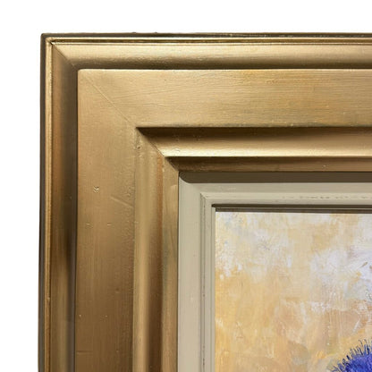 Jean-Pierre Mocci “Bouquet Champetre” Original Oil Floral Painting 27Lx32H