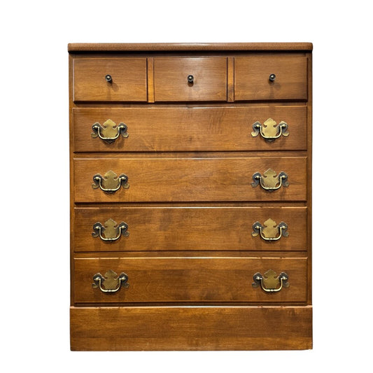 Vintage Ethan Allen Heirloom Maple Wood Chest of Drawers 24Lx19Wx30H