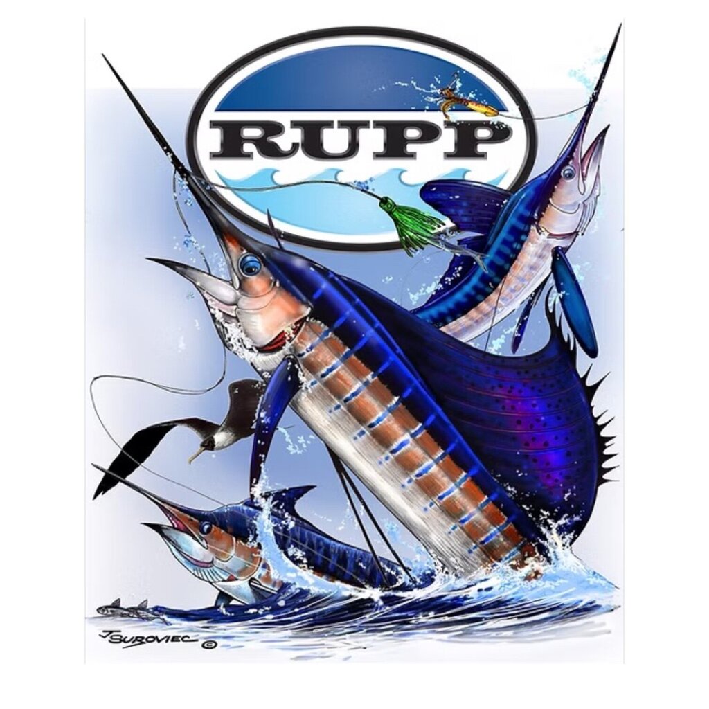 Hooked Marlin Oil Painting by: World-Class Gamefish & Wildlife Artist J. Suroviec