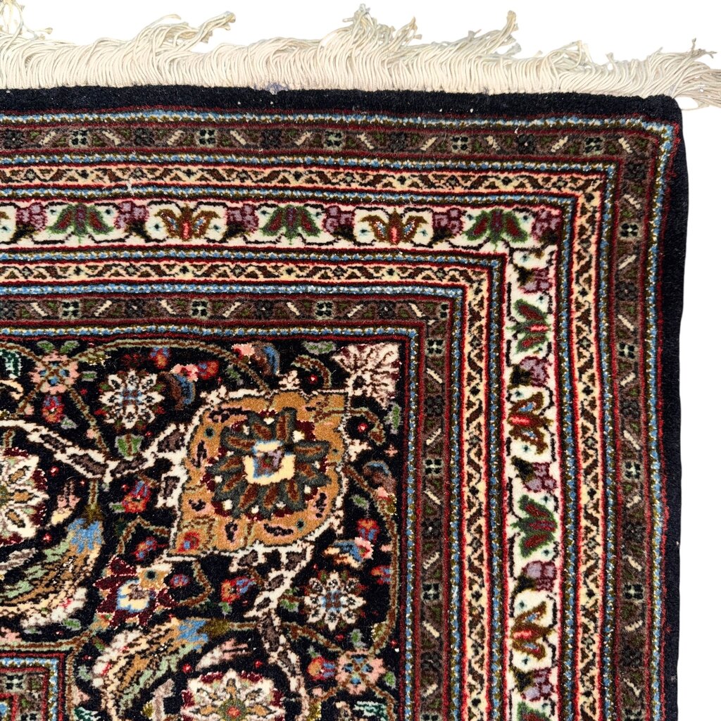 Extra Fine Geometric Tabriz Persian Hand-Knotted 8x12 Wool Silk Area Rug