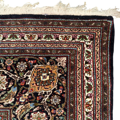 Extra Fine Geometric Tabriz Persian Hand-Knotted 8x12 Wool Silk Area Rug