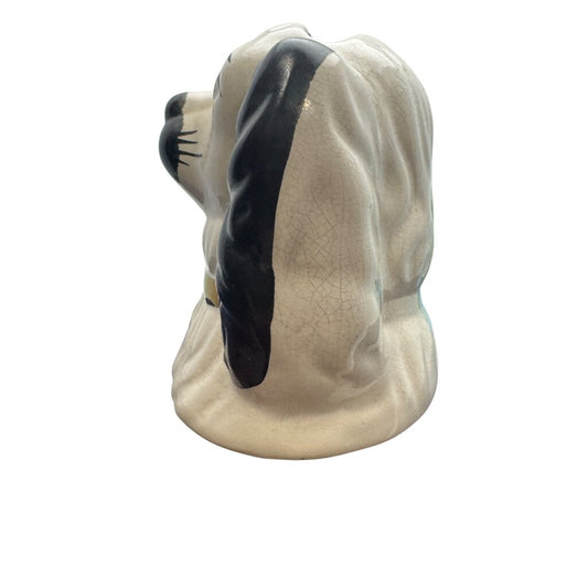 Antique Staffordshire Dog Coin Bank 5Lx3Wx4H