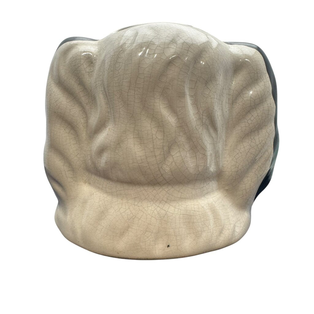 Antique Staffordshire Dog Coin Bank 5Lx3Wx4H